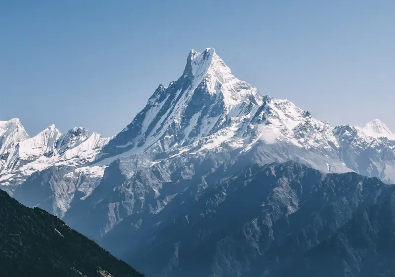 Der Machapuchare in der Annapurna-Region