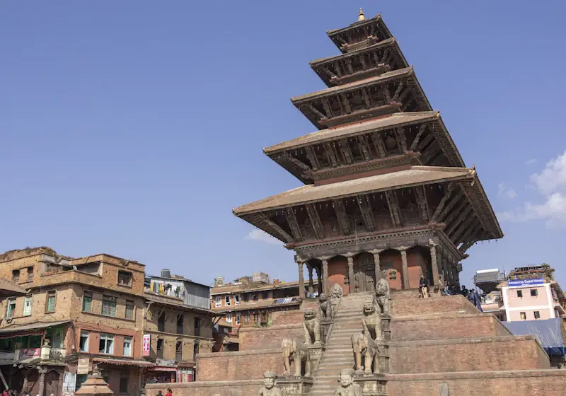 Pagodentempel am Durbar Square in Bhaktapur