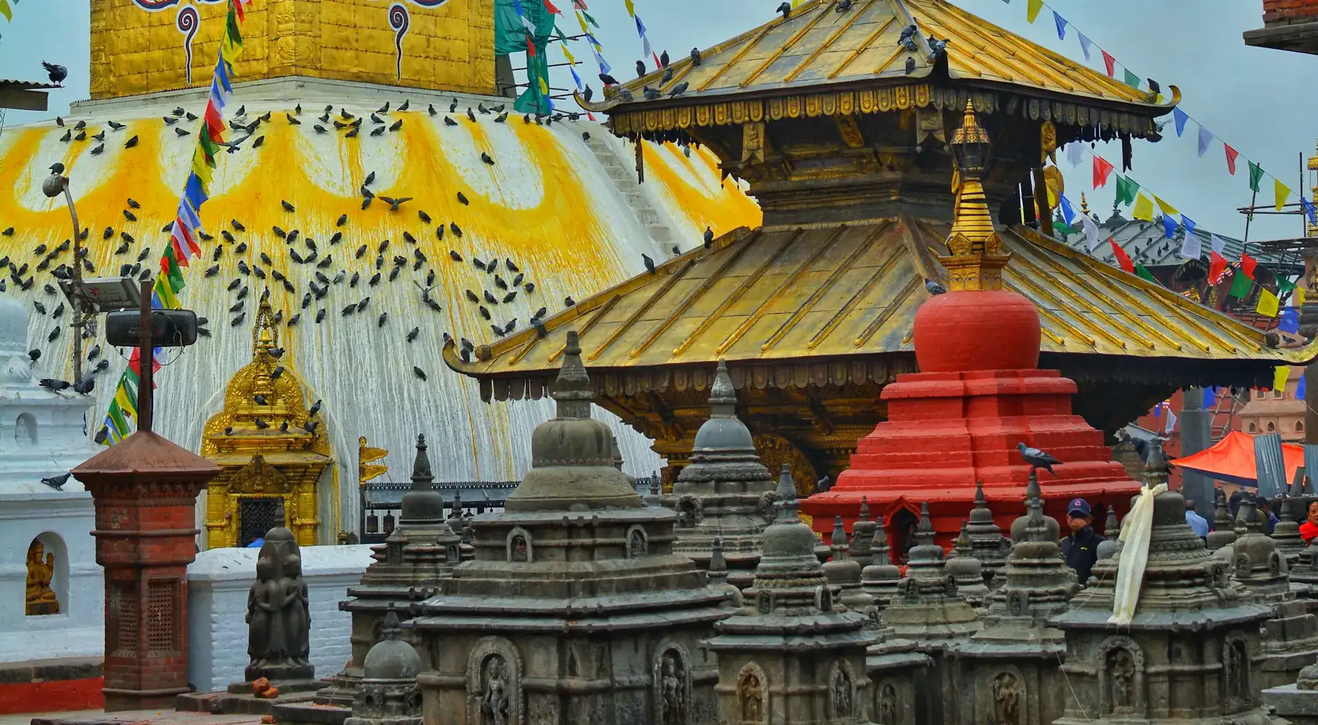 Swayambhunath-Stupa in Kathmandu, Nepal