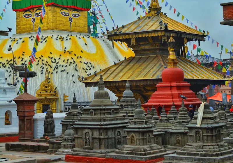 Swayambhunath-Stupa in Kathmandu, Nepal