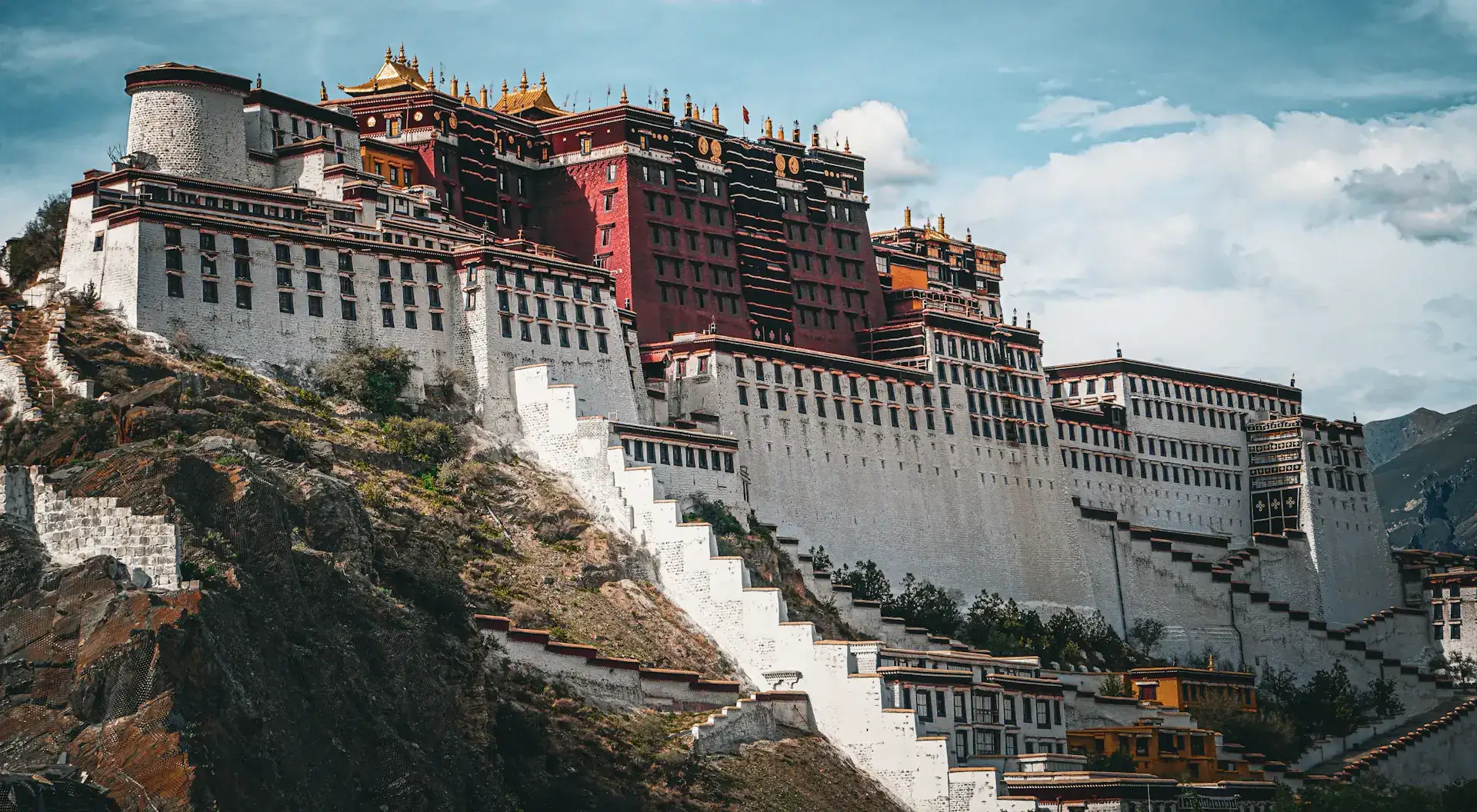 Der Potala-Palast in Lhasa, Tibet